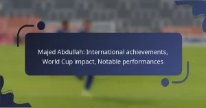 Majed Abdullah: International achievements, World Cup impact, Notable performances